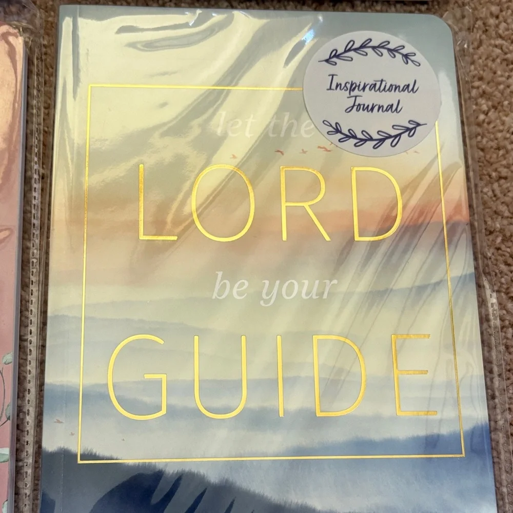 Christian Inspirational Four Journal Set with Gold Script